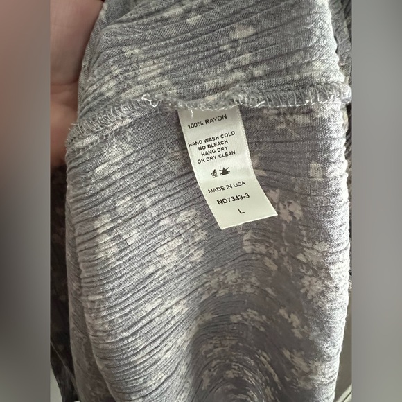 Dahl Elizabeth Dress Light Blue Floral Size Large Women’s - Picture 5 of 5